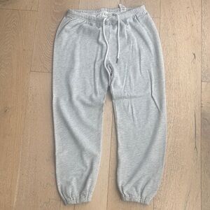 THE GREAT. Light Gray Sweatpants